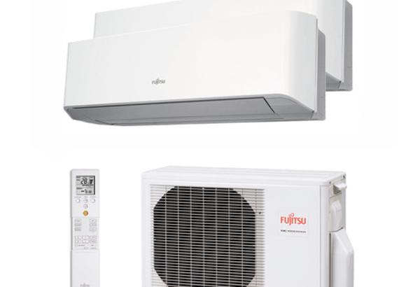 Aire acondicionado Fujitsu 2x1 Inverter R-32 con WiFi (Multi-Split)